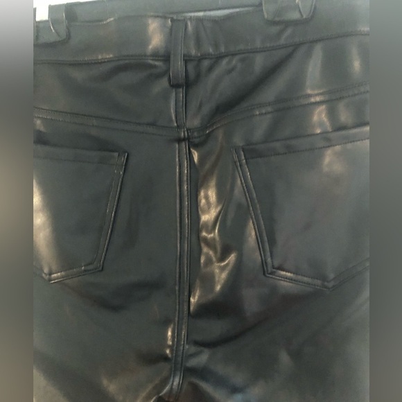 Torrid black faux leather trousers size 10 - Picture 7 of 16